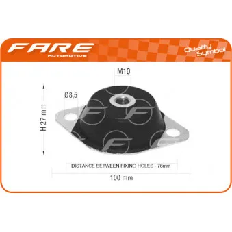 Support moteur FARE SA 15003