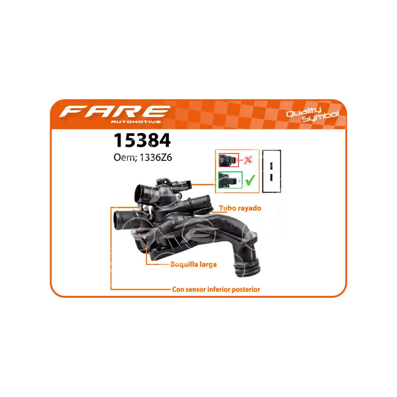 Thermostat, liquide de refroidissement FARE SA 15384