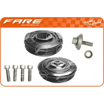 Kit de poulies, vilebrequin FARE SA 2563C