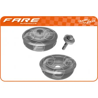 Kit de poulies, vilebrequin FARE SA 2987C