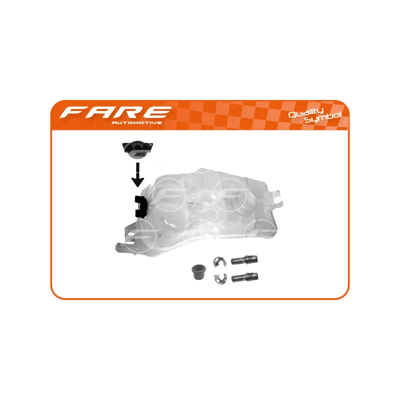 Vase d'expansion, liquide de refroidissement FARE SA 3600