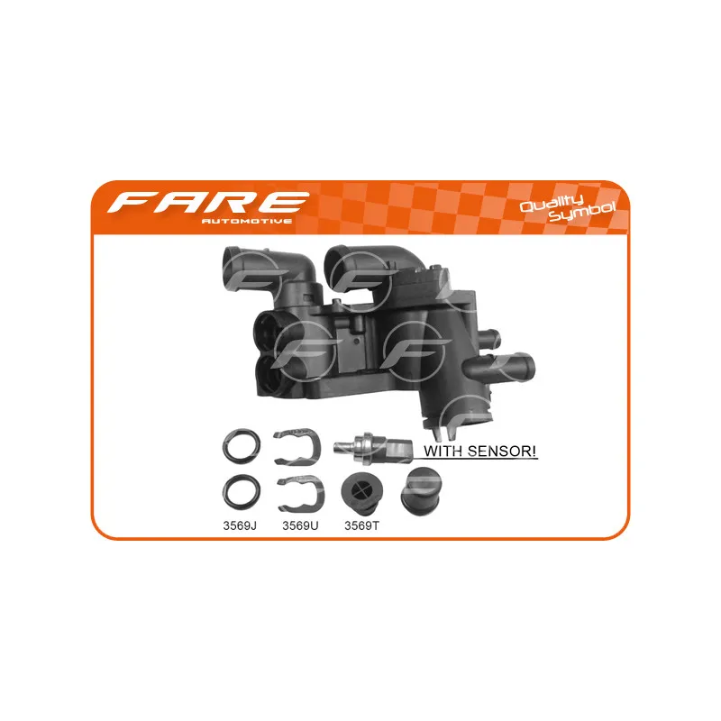 Thermostat, liquide de refroidissement FARE SA 3822