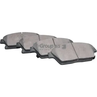 Jeu de 4 plaquettes de frein avant JP GROUP 1263602610
