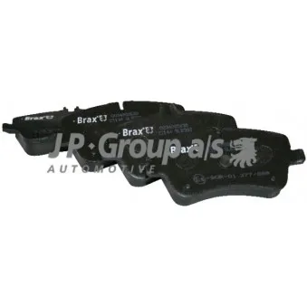 Jeu de 4 plaquettes de frein avant JP GROUP 1363600710