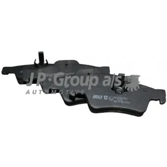 Jeu de 4 plaquettes de frein arrière JP GROUP 1363701010