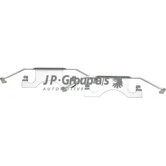 Kit d'accessoires, plaquette de frein à disque JP GROUP 1363750310