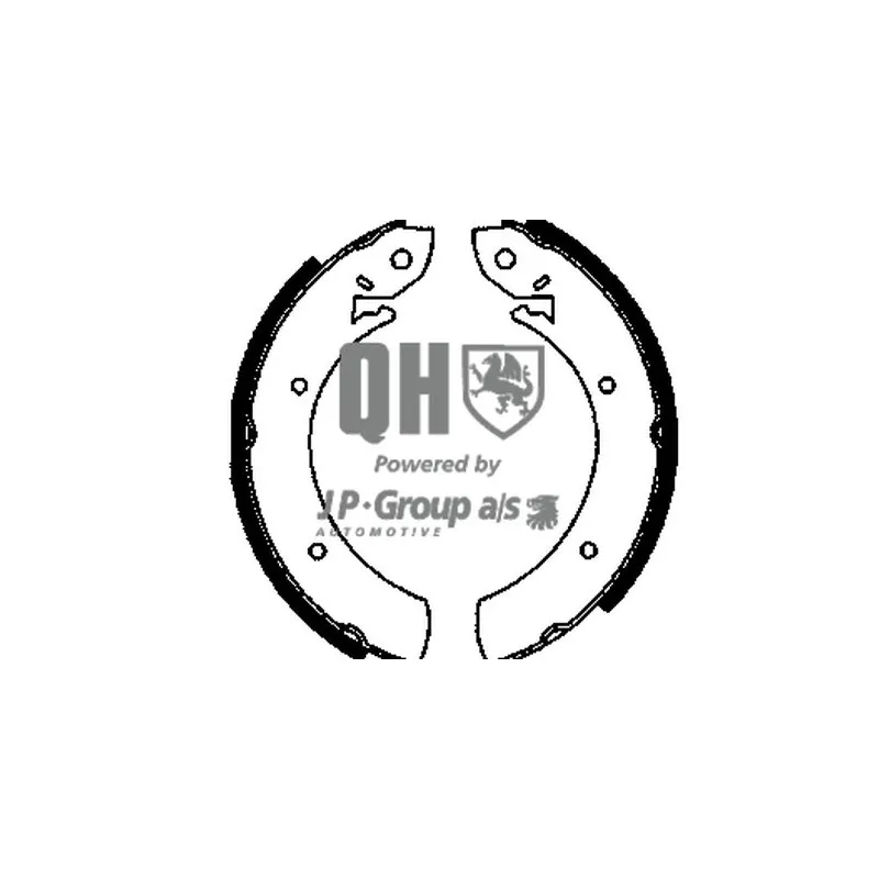 Jeu de mâchoires de frein JP GROUP 1363900410