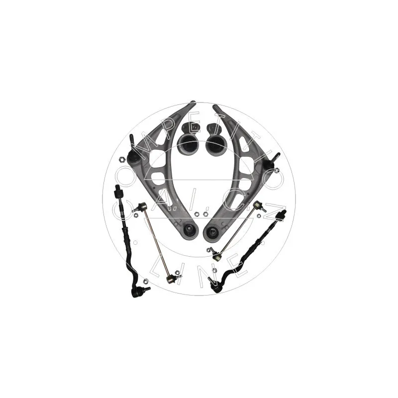 Jeu de bras, suspension de roue AIC 53983Set