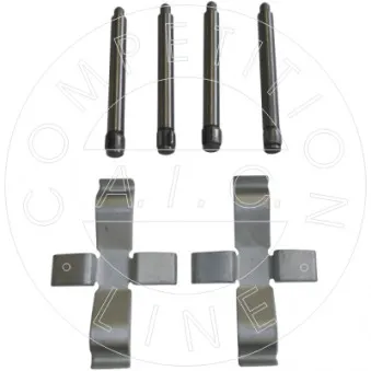 Kit d'accessoires, plaquette de frein à disque AIC 54811