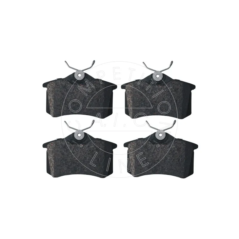 Jeu de 4 plaquettes de frein arrière AIC 54969