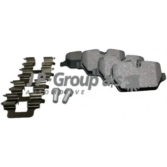 Jeu de 4 plaquettes de frein arrière JP GROUP 1463700510