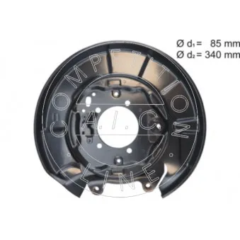 Déflecteur, disque de frein arrière gauche AIC 58274