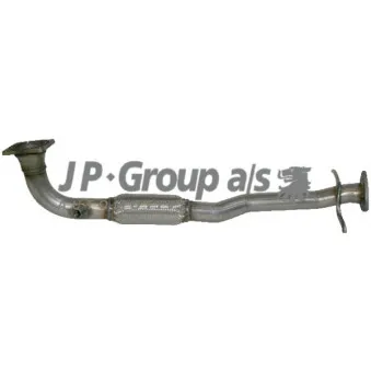 Tuyau d'échappement JP GROUP 1520200700