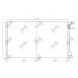 Condenseur, climatisation ABAKUS 054-016-0040 - Visuel 3