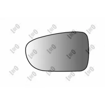 Verre de rétroviseur, rétroviseur extérieur ABAKUS 1224G03