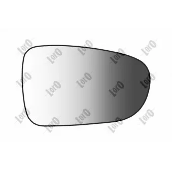Verre de rétroviseur, rétroviseur extérieur ABAKUS 1224G04