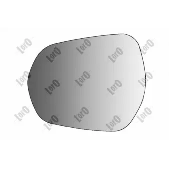 Verre de rétroviseur, rétroviseur extérieur ABAKUS 1236G01