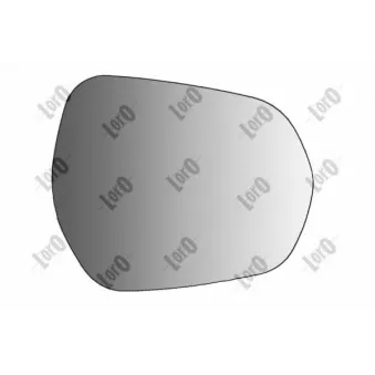Verre de rétroviseur, rétroviseur extérieur ABAKUS 1236G02