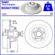 Jeu de 2 disques de frein arrière DELPHI BG9411RSC - Visuel 3