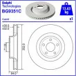 Jeu de 2 disques de frein avant DELPHI BG9351C - Visuel 3