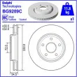 Jeu de 2 disques de frein avant DELPHI BG9209C - Visuel 3