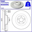Jeu de 2 disques de frein avant DELPHI BG9208C - Visuel 3