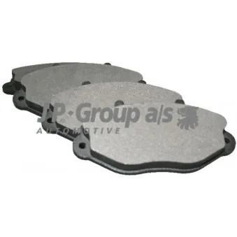 Jeu de 4 plaquettes de frein avant JP GROUP 1563600410