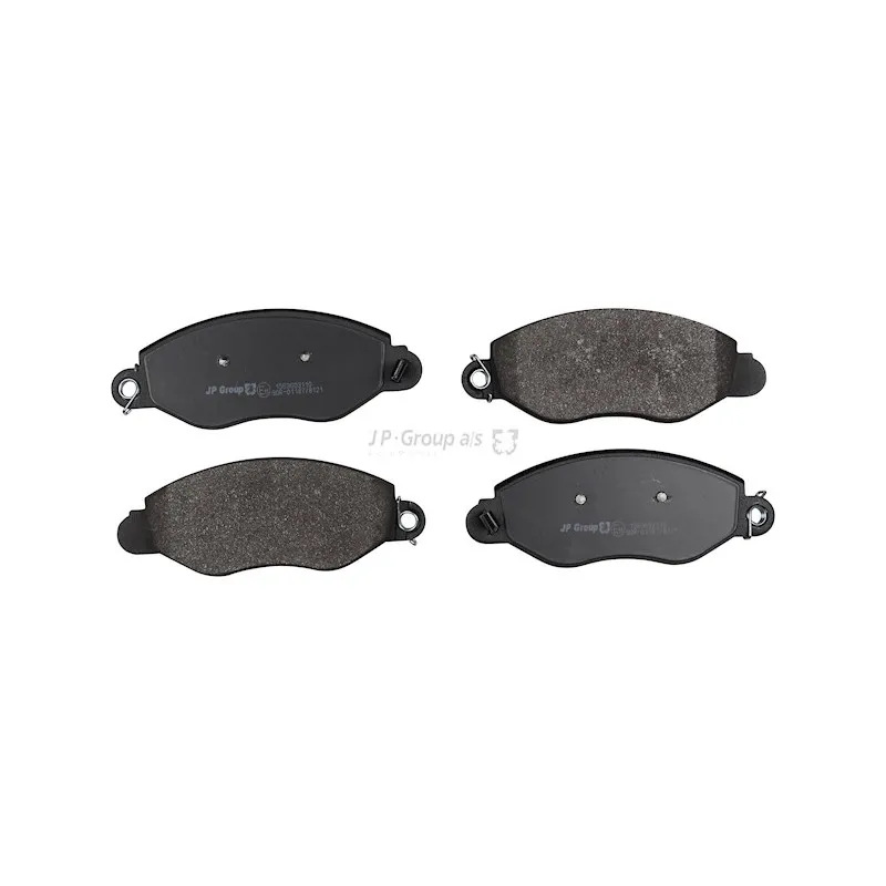 Jeu de 4 plaquettes de frein avant JP GROUP 1563603110