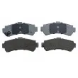 Jeu de 4 plaquettes de frein arrière TEKNÖR HKT-NS-037 - Visuel 2