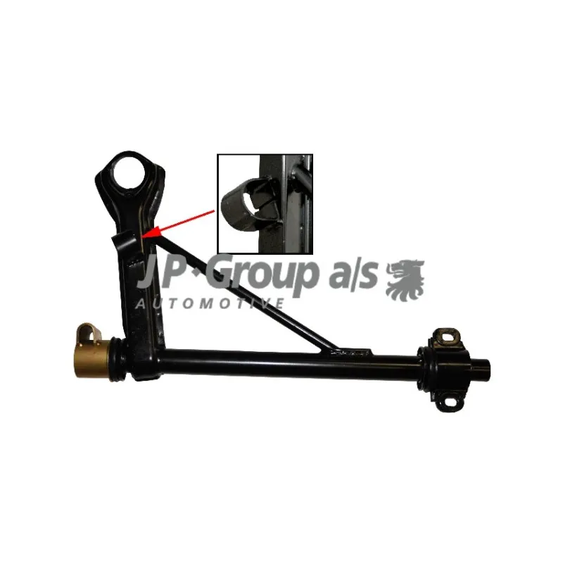 Bras de liaison, suspension de roue avant gauche JP GROUP 1640100270