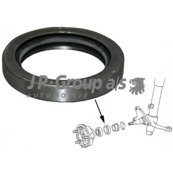 Bague d'étanchéité, roulement de roue JP GROUP