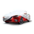 HOUSSE DE VOITURE EN ALUMINIUM avec ZIP, RÉFLÉCHISSANT, 120g + coton, Argent, taille: L AMIO 01111 - Visuel 1