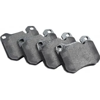 Jeu de 4 plaquettes de frein avant JP GROUP 1663600217