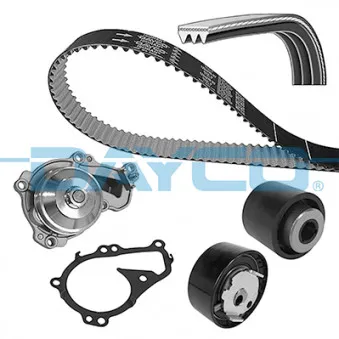Pompe à eau + kit de courroie de distribution DAYCO KBIOWP071