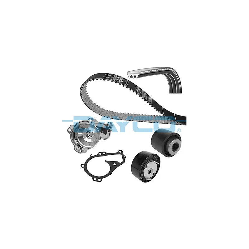 Pompe à eau + kit de courroie de distribution DAYCO KBIOWP071