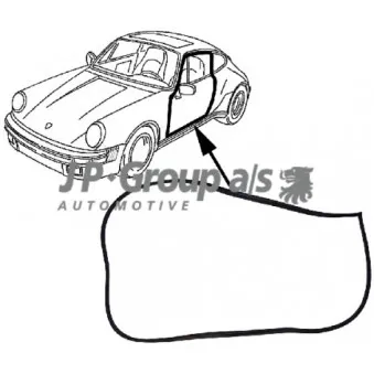 Joint d'étanchéité de porte JP GROUP