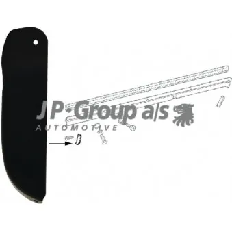 Baguette et bande protectrice, porte avant droit JP GROUP 1689800806