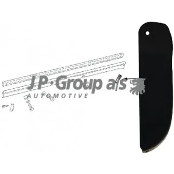 Baguette et bande protectrice, porte arrière droit JP GROUP 1689800906
