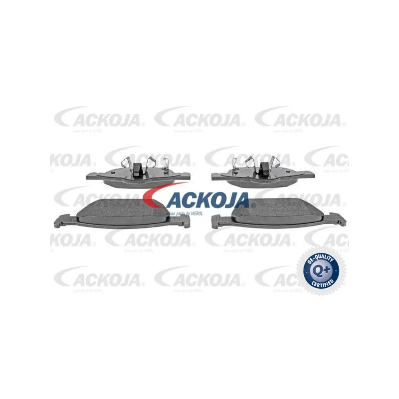 Jeu de 4 plaquettes de frein avant ACKOJA A26-0034