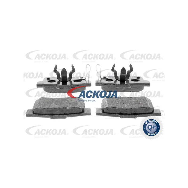 Jeu de 4 plaquettes de frein arrière ACKOJA A26-0088