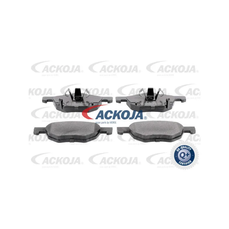 Jeu de 4 plaquettes de frein avant ACKOJA A26-0091