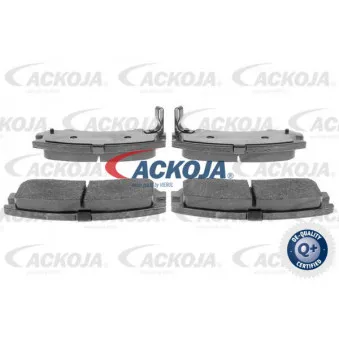 Jeu de 4 plaquettes de frein arrière ACKOJA A37-0007