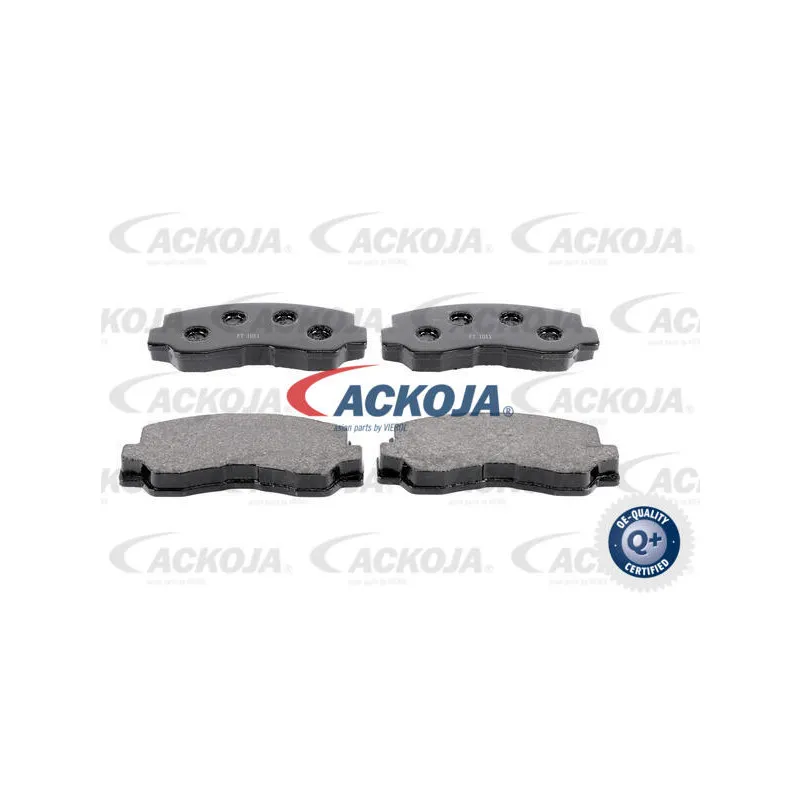 Jeu de 4 plaquettes de frein avant ACKOJA A37-0008