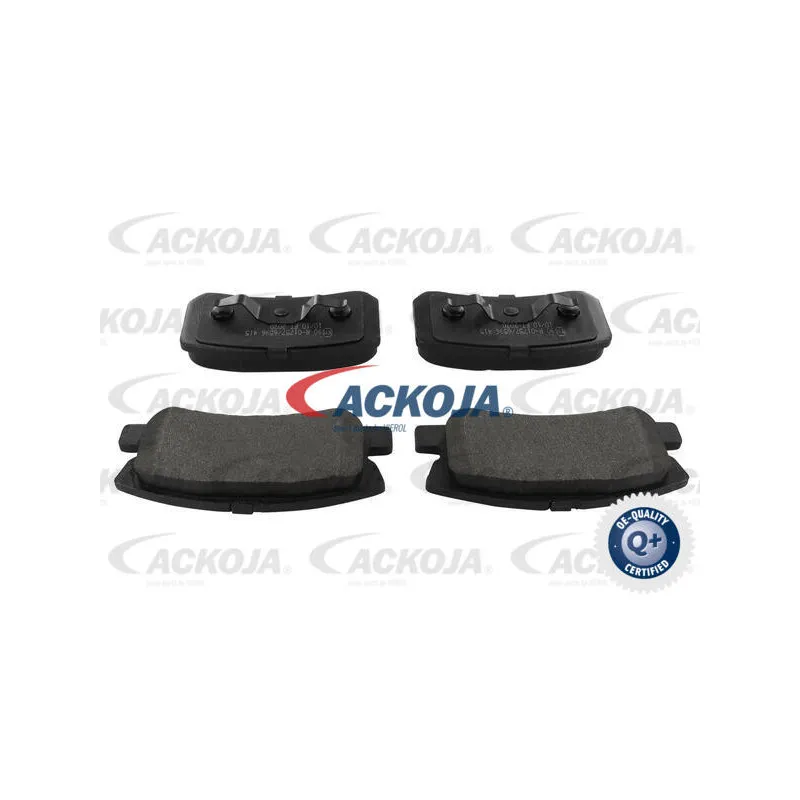 Jeu de 4 plaquettes de frein arrière ACKOJA A37-0013
