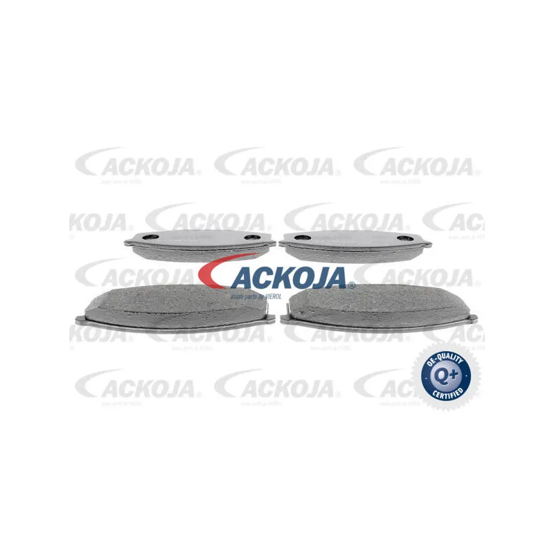Jeu de 4 plaquettes de frein avant ACKOJA A38-0029