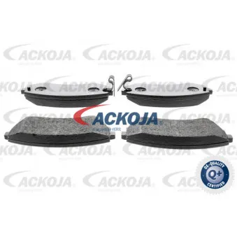 Jeu de 4 plaquettes de frein avant ACKOJA A38-0032