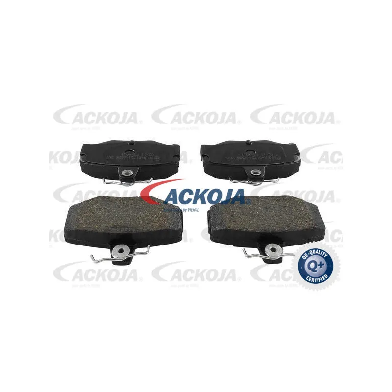 Jeu de 4 plaquettes de frein arrière ACKOJA A38-0047