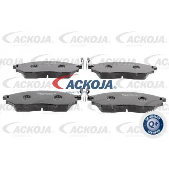 Jeu de 4 plaquettes de frein avant ACKOJA A38-0150