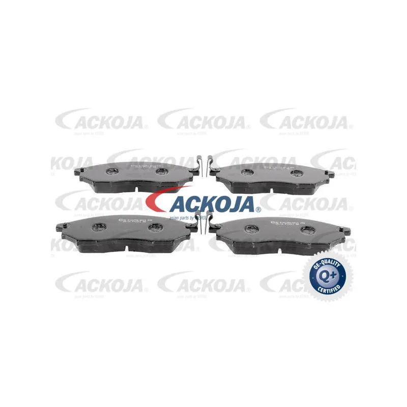 Jeu de 4 plaquettes de frein avant ACKOJA A38-0150