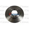 Jeu de 2 disques de frein avant ACKOJA A51-80001 - Visuel 2